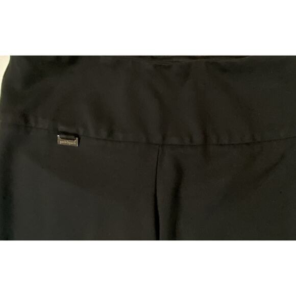 Minimalist Peck & Peck Womens 6 Black Ponte Knit Slim Twee Workwear Trouser Pant - Picture 5 of 6